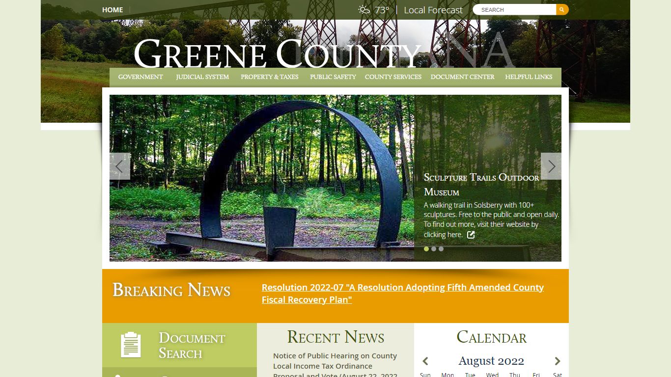 Search Records / Greene County, Indiana